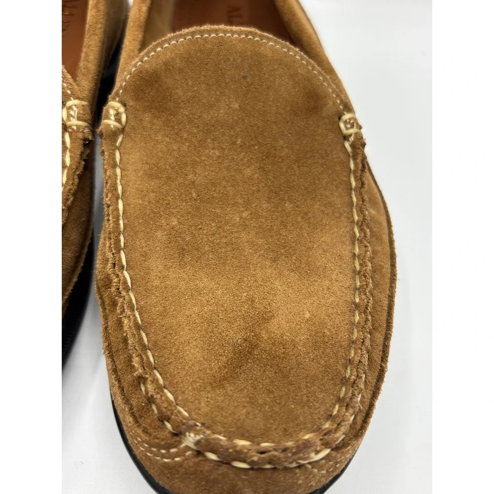 Allen Edmonds Boulder Brown Suede Loafers Men's Size 7